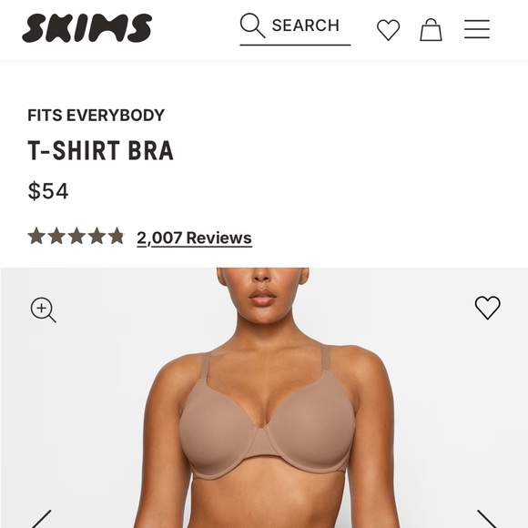 SKIMS Fits Everybody T-Shirt Bra - Picture 4 of 4